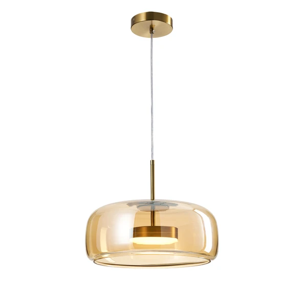 Apliqa Nantes 12 Watt 3000K Eskitme Bal Camlı Tekli Led Sarkıt Avize - Resim 3