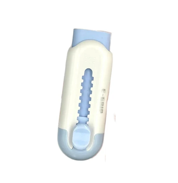 Mikro E-Grip Yumuşak Silgi Sürgülü Açılır -Kapanır Pastel Renkler