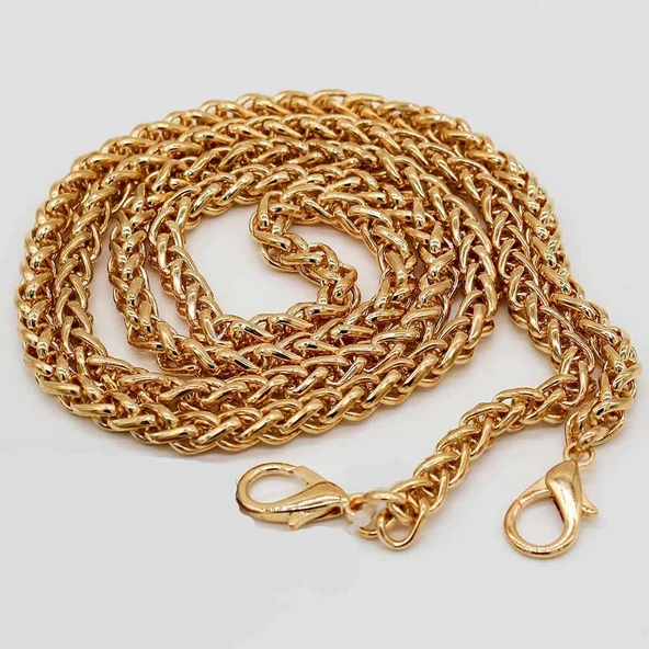 Yılan Model Kancalı Çanta Zinciri Altın