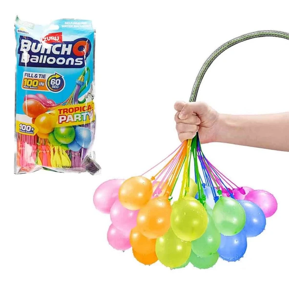 Bunch O Balloons Renkli Su Balonu 100 lü