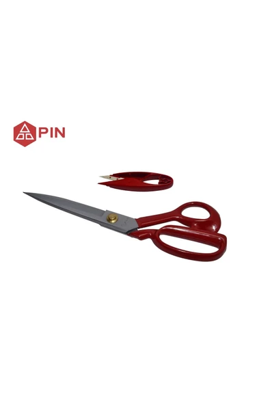 JANOME PIN Kırmızı Saplı Prof.; Paslanmaz Çelik Terzi Makası12"