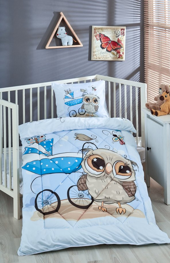 Komfort Home Dijital Baskılı Thermal Kumaş Bebek Yorgan Seti /B15