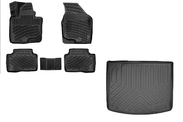 Ssangyong Torres Evx (elektrikli) 2023 Model Sonrası 3D Havuzlu Paspas ve Bagaj Havuzu Set