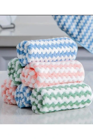 MODELHOME 3 Adet Mikrofiber Temizlik Bezi(30X30) -mutfak,lavabo,cam Için Kurulama Bezi
