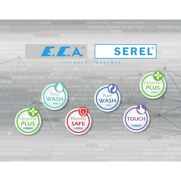 E.C.A Eca Minimal Aksesuar Ikili Döner Havluluk 102124193 - 2