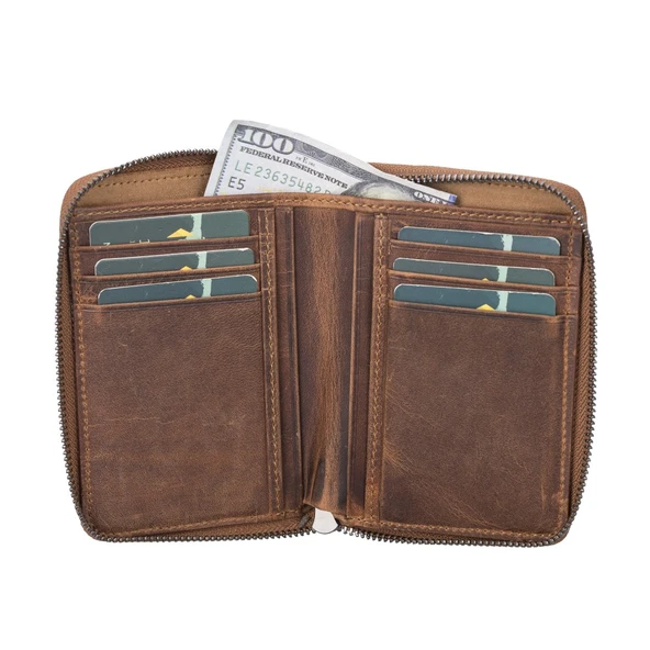 Lugano Deri Cüzdan G2 Antik Kahve - 4