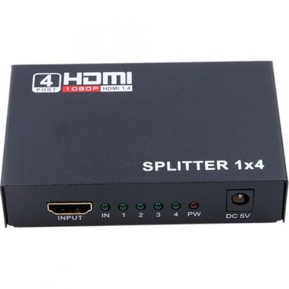 PrimeX PX-5004 1080P 2K 4K UHD 4 Port HDMI Splitter (Adaptörlü) - 2