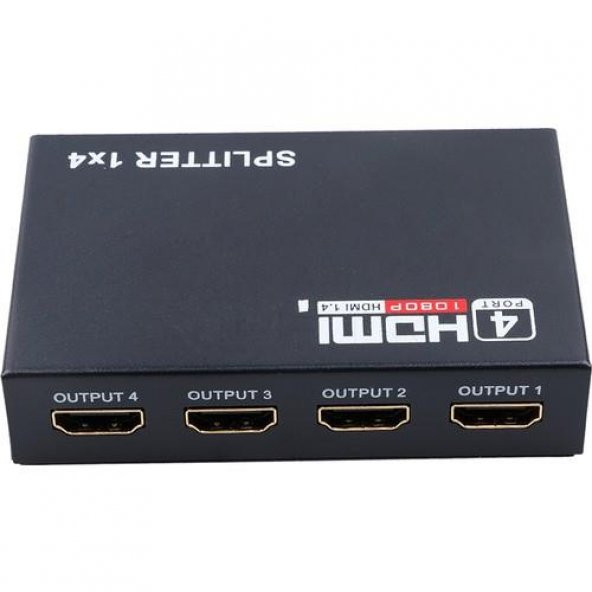 PrimeX PX-5004 1080P 2K 4K UHD 4 Port HDMI Splitter (Adaptörlü) - 4