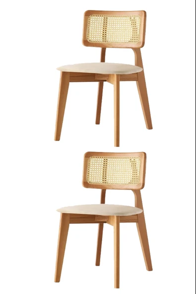 Kuzey Sandalye Ahşap Gürgen 2 Li Set Cafe,Restaurant,Mutfak,Salon,Yemek Odası Sandalyesi - 9