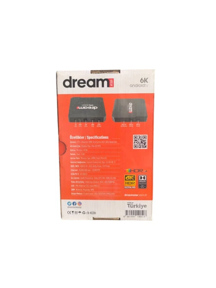 Dreamstar İ1 Pro 6K Android Tv Box (android 14 ) 2gb ram 16 gb rom - 3