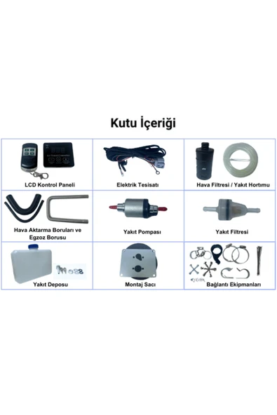 Webasto Tipi Dizel Isıtıcı 1.3 kW (12-24V) - 2