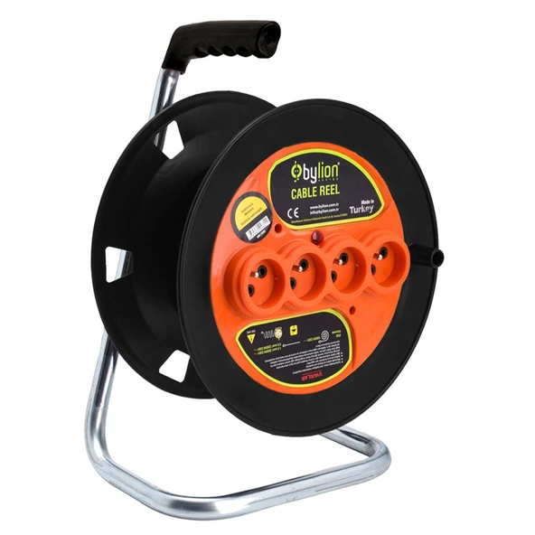 BOŞ MAKARA Sarım Makarası Kapaksız 4 Prizli Seyyar Kablo Makarası - 5