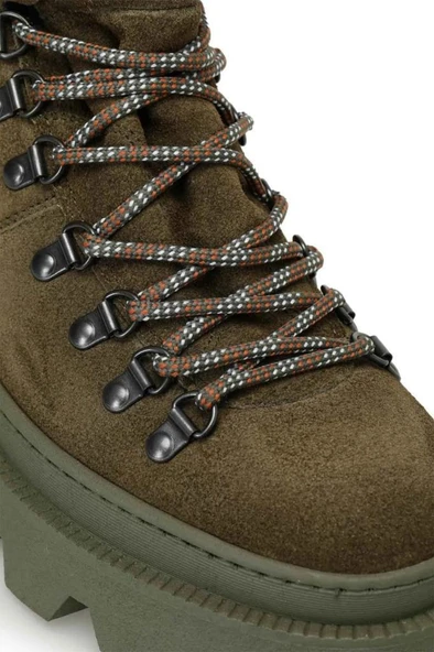 LUMBERJACK BRUNELLPO 2025 HAKİ HAKİKİ DERİ COMFORT CASUAL TARZ BOT - 3