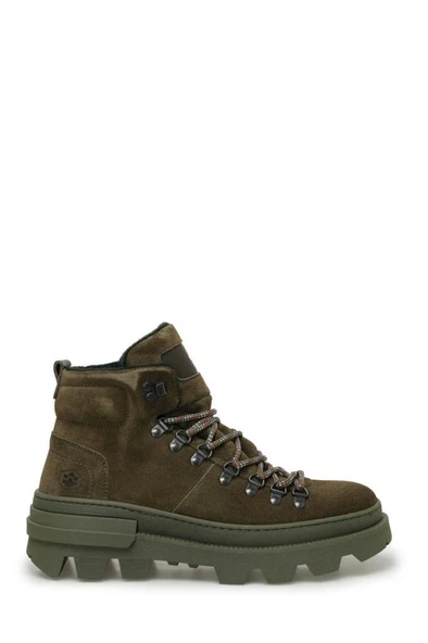 LUMBERJACK BRUNELLPO 2025 HAKİ HAKİKİ DERİ COMFORT CASUAL TARZ BOT - 4