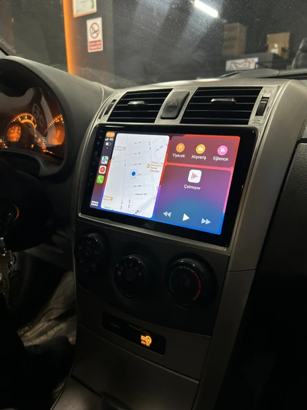 TOYOTA COROLLA  UYUMLU 4 GB RAM 64 GB DAHİLİ HAFIZA 9 İNÇ MULTİMEDYA KABLOSUZ CARPLAY GERİ GÖRÜŞ KAMERALI - 4