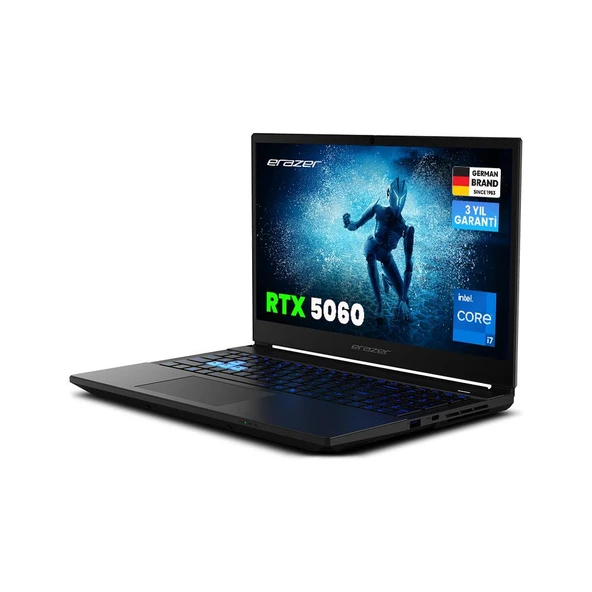 ERAZER Deputy 15 P1 MD600004 Intel Core i7 13620H 16GB RAM 1TB SSD RTX5060 15.6" 144Hz FHD IPS FreeDOS Oyuncu Laptop - 3