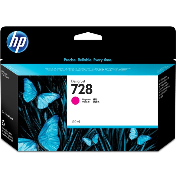 F9J66A HP 728 130 ml Macenta DesignJet Mürekkep Kartuşu