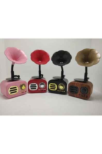 Proton Nostaljik Mini Bluetooth Radyo Gramafon Speaker - 5