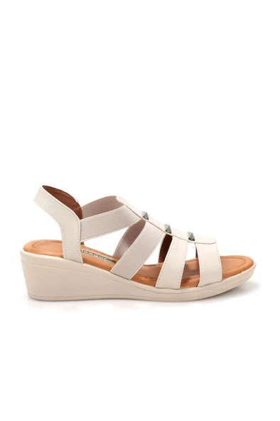 Pisagor Ps-32920 Kadın Dolgu Taban Sandalet