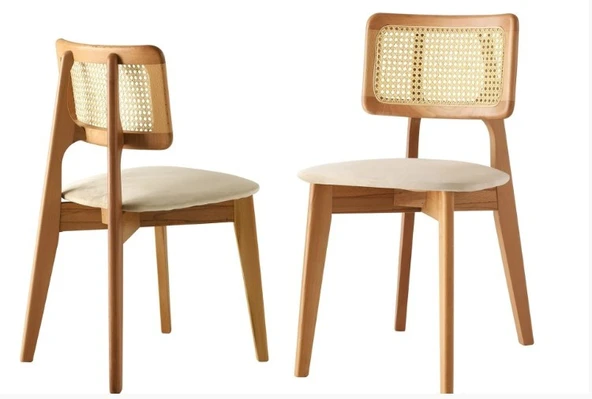 Kuzey Sandalye Ahşap Gürgen 4 Lü Set Cafe,Restaurant,Mutfak,Salon,Yemek Odası Sandalyesi - 2