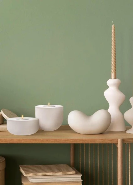 The Mia Pure Dekoratif Tealight Mumluk 12x12x5 cm DKR0476 - 2