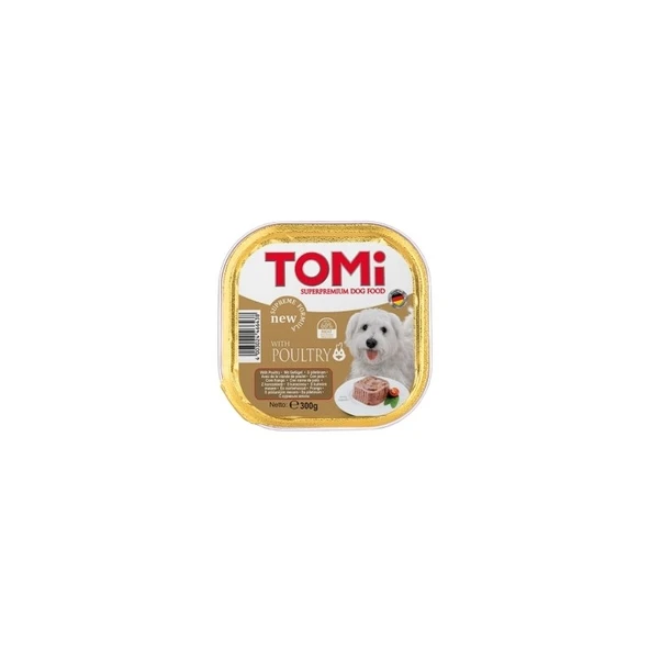 Tomi Köpek Kümes Hayvanlı Yaş Mama 300gr (pate)