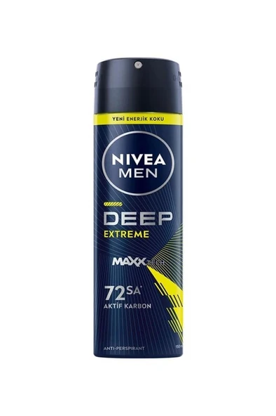 Nivea Men Deep Extreme Maxxtech 150 ml Erkek Deodorant