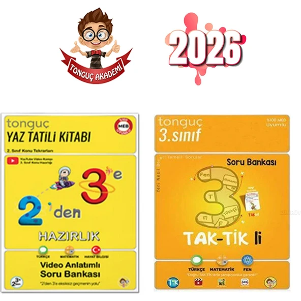 2 Den 3 E Hazırlık Kitabı+ 3. Sınıf Taktikli Soru Bankası