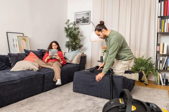 Karcher SE4 Halı Yıkama Makinesi Beyaz - Resim 8