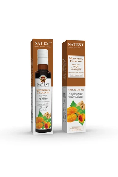 Nat Ext Momordıca Charantıa  Kudret Narı Zencefil Sarı Kantaron Aynısefa Sıvı Ekstraktları Karışımlı 250 Ml. ürün görseli