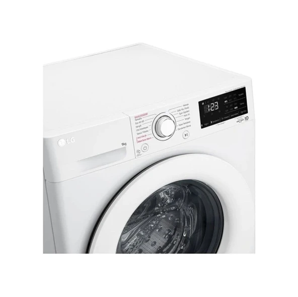 LG F4V3VYW3WE 1400 Devir 9 KG Çamaşır Makinesi - Resim 4