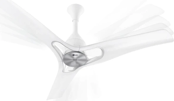 LG Wi-Fi Dual Wing Uzaktan Kumandalı Sessiz Tavan Vantilatörü Beyaz ürün görseli