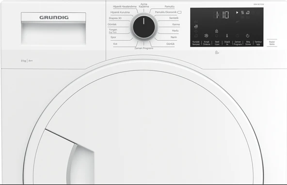 Grundig GDH 92 PCW 9 KG Isı Pompalı Çamaşır Kurutma Makinesi - 3