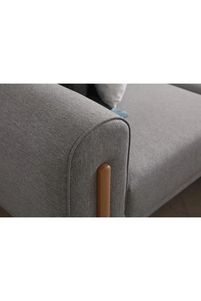 Ak sofa Leon Köşe Koltuk Sağ Köşe Gri - 6