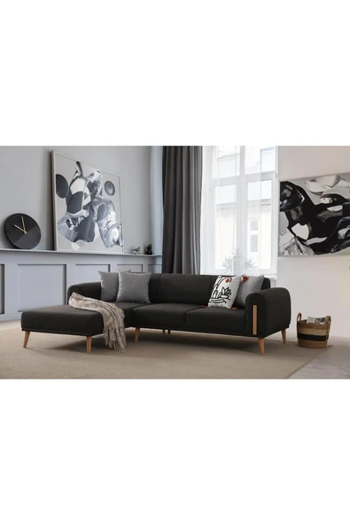 Ak sofa Leon Köşe Sol Köşe Antrasit - 2