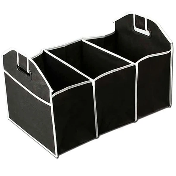 Glanz Bagaj Organizer Çanta Bagaj Düzenleyici Katlanabilir Özellikli Cepli Araba Çantası - 3