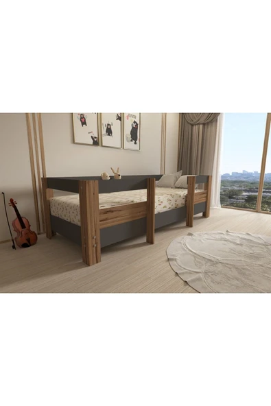 Ninnimo  Montessori 90x190 Yatak Uyumlu Karyola M7-2 - 2