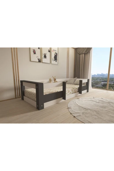 Ninnimo  Montessori 90x190 Yatak Uyumlu Karyola M7-14