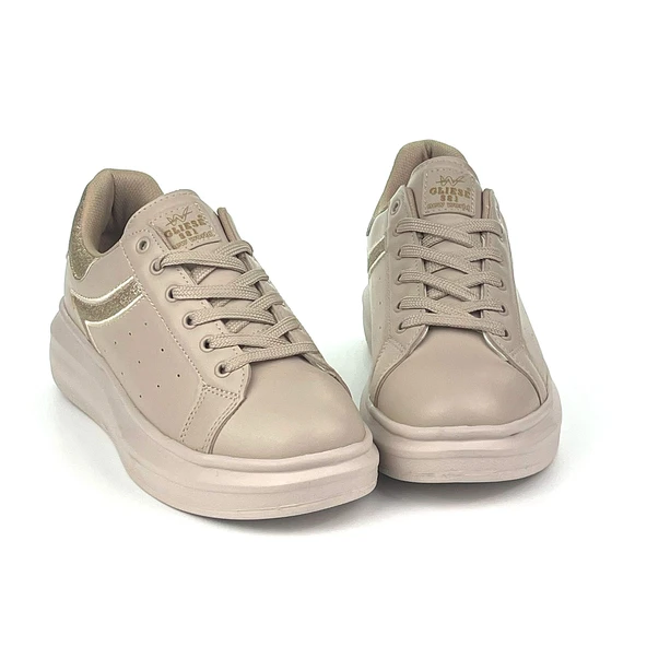 Kadın Simli Rahat Günlük Sneaker Spor Ayakkabı - 3