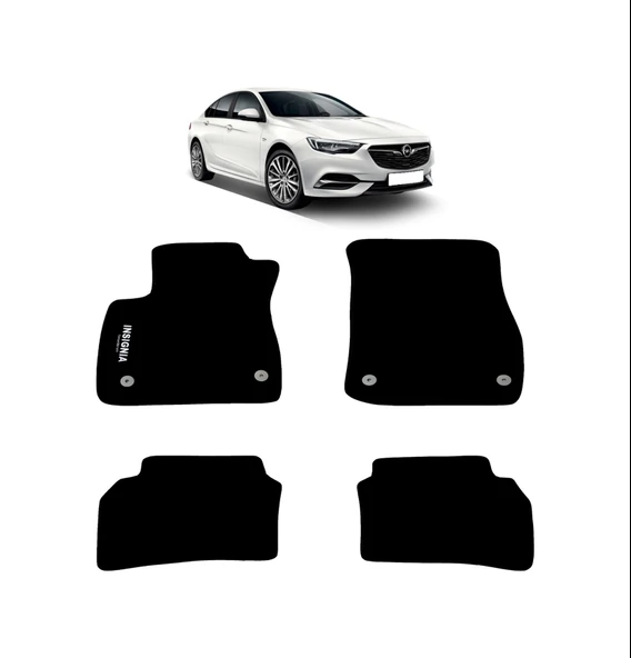 Rizline Opel Insignia 2017 Sonrası Halı Paspas Siyah ürün görseli