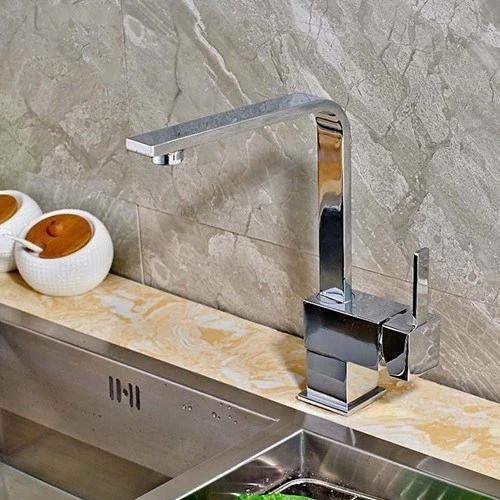 Kare Lavabo Bataryası Gordon Seri Tam Takım 5 Yıl Garantili krom musluk - 2