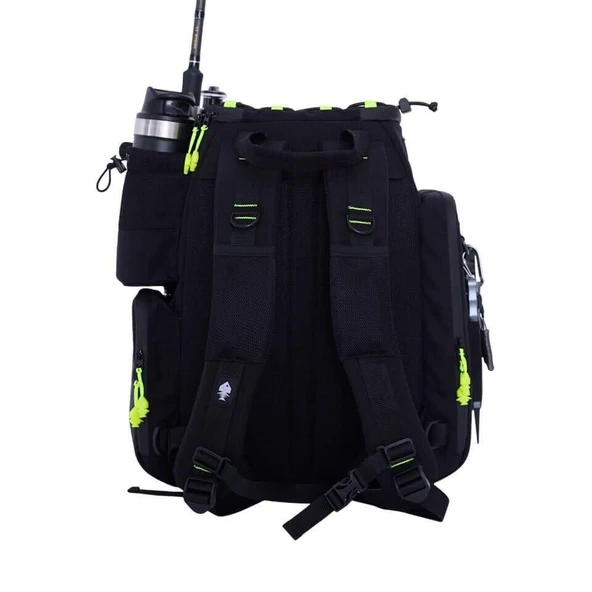 Fubelo Chap Balıkçı Sırt Çantası Siyah - 4