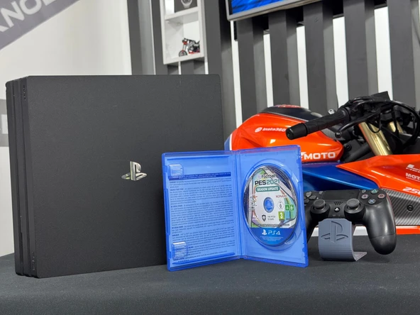 PlayStation 4 Pro 1TB Tek Kol + Pes 2021 Oyun CD’si (İKİNCİ EL) - 3