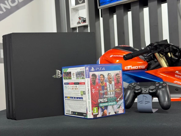 PlayStation 4 Pro 1TB Tek Kol + Pes 2021 Oyun CD’si (İKİNCİ EL) - 4