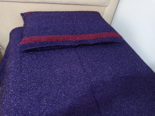 Romanza El Dokuma Tek Kişilik Yatak Örtüsü 160*260 Mor 2 - 3