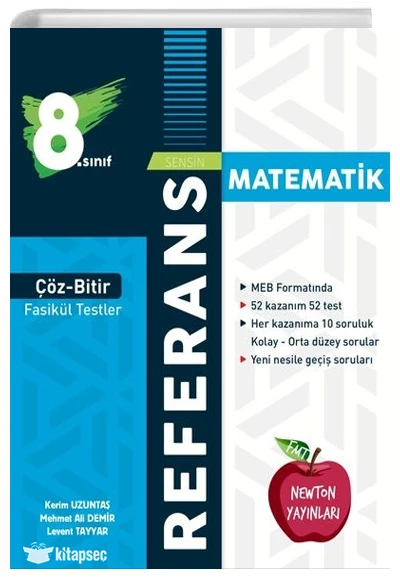 Newton Yayınları 8. Sınıf Çöz Bitir Referans Matematik Fasikül Testler