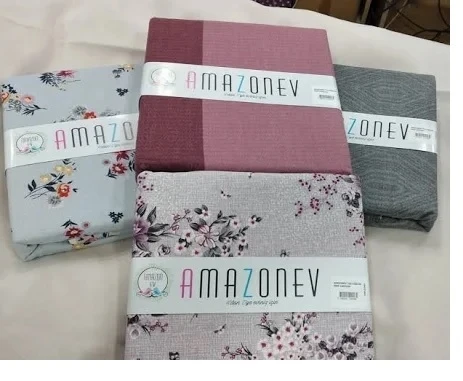 Amazon Ev Pamuk Dokuma Tek Kişilik Pike 160*240 Cm karışık renk 5 adet - 2