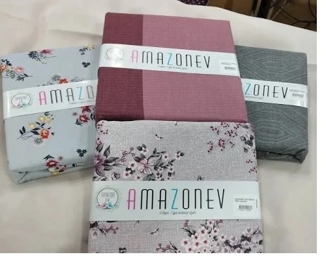 Amazon Ev Pamuk Dokuma Tek Kişilik Pike 160*240 Cm karışık renk 5 adet