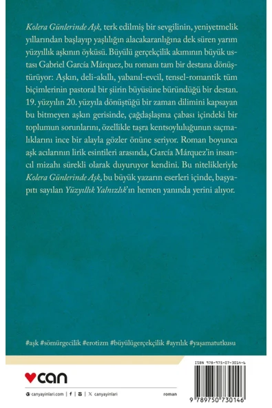 Kolera Günlerinde Aşk Gabrıel Garcıa Marouez Can Yayın - 3