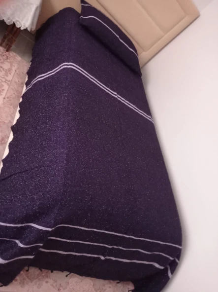 Romanza El Dokuma Tek Kişilik Yatak Örtüsü 160*260 Mor - 2